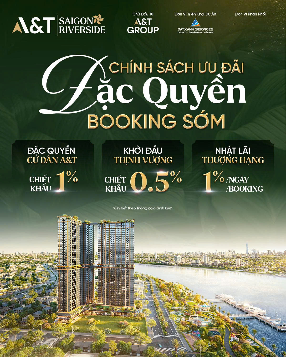 KHU CĂN HỘ A&T SAIGON RIVERSIDE Sang trọng & Tiện nghi